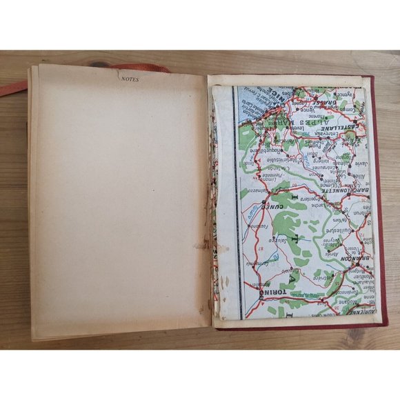 NAGEL'S FRANCE TRAVEL GUIDE Vintage 1956 w/ Maps of Paris & Country Red Rare - Picture 12 of 16